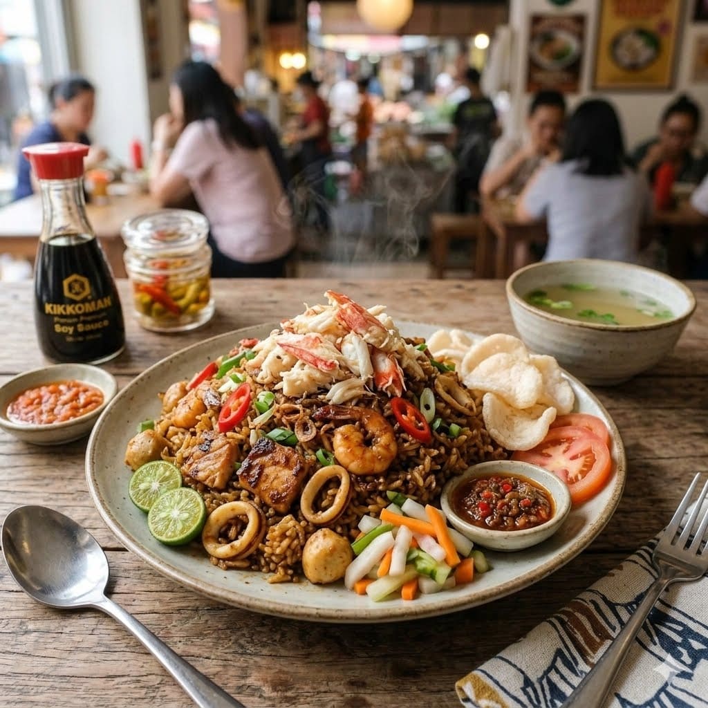 Nasi Goreng Seafood Rajungan